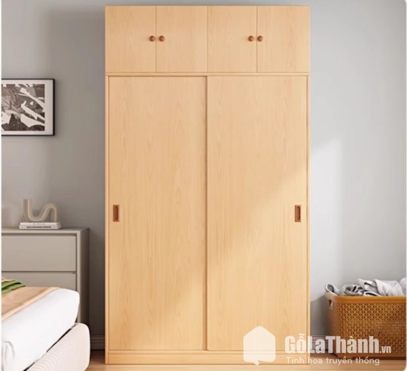tủ áo đẹp có tủ đỉnh