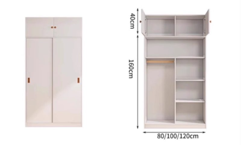 tủ áo đẹp có tủ đỉnh