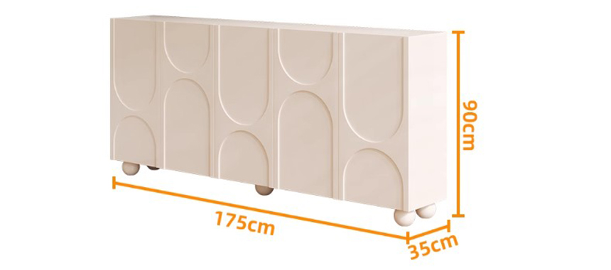 tủ giày hiện đại chân tròn độc đáo