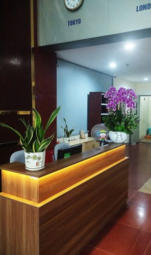 Bàn quầy thu ngân hiện đại cao cấp GHT-4633 photo review