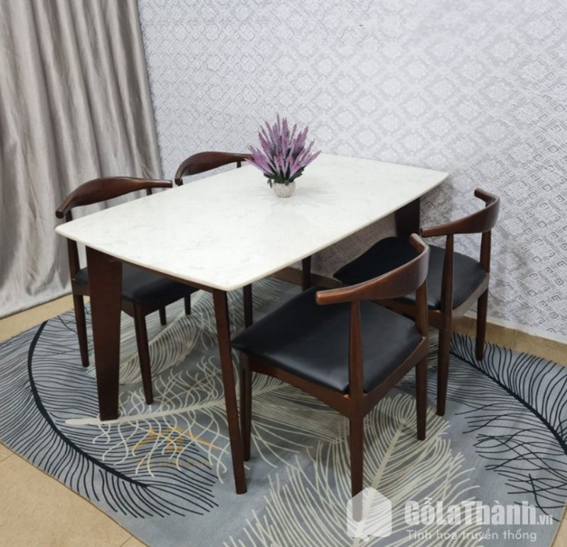 bàn ăn nhỏ gọn cho 4 người