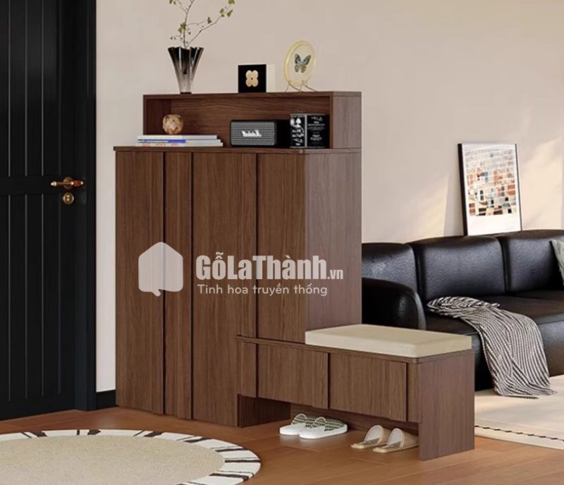 tủ giày dép kèm ghế ngồi
