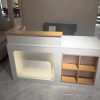 Bàn quầy gỗ công nghiệp thiết kế ấn tượng GHT-4634