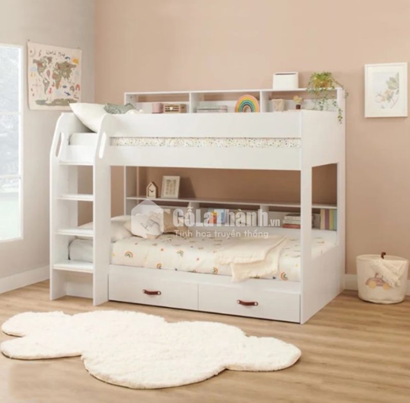 giường ngủ 2 tầng dễ thương cho bé