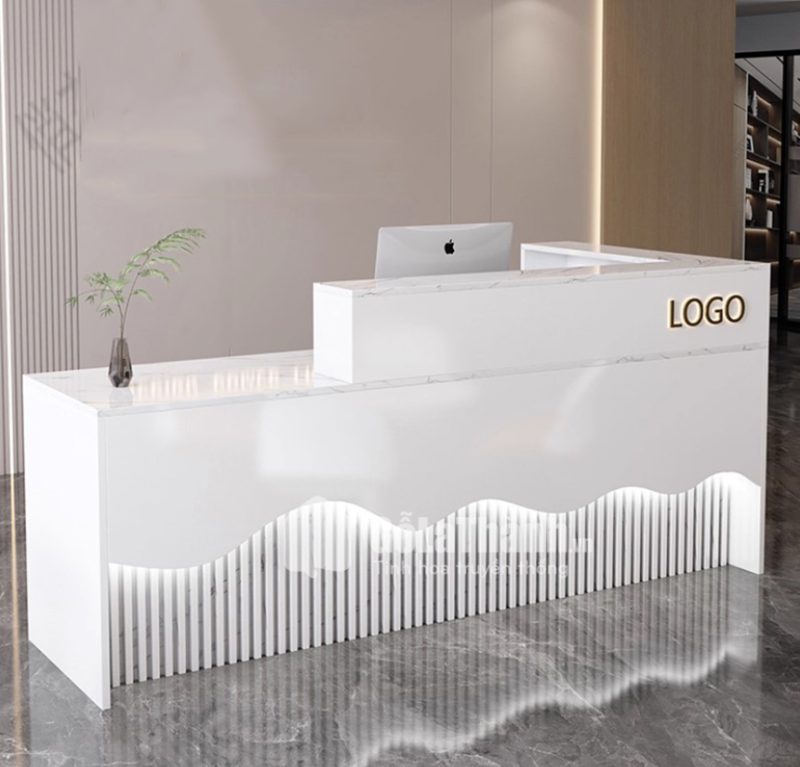 quầy lễ tân thanh lịch