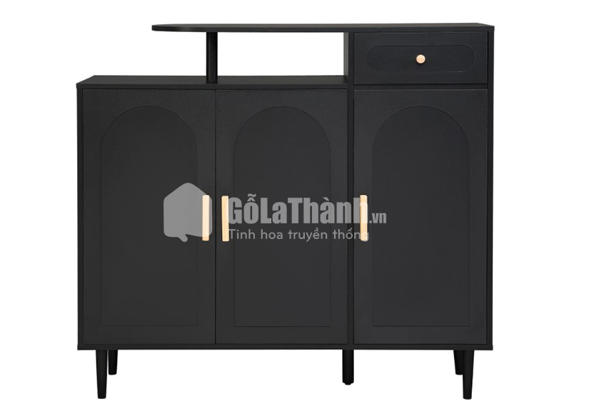 tủ để giày dép chân gỗ tự nhiên