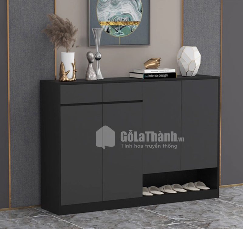 tủ để giày dép chân gỗ tự nhiên