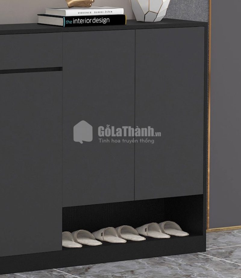 tủ để giày dép chân gỗ tự nhiên
