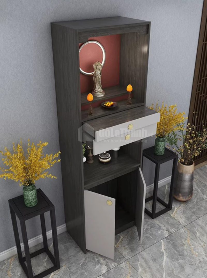 tủ thờ 2 tầng nhỏ gọn
