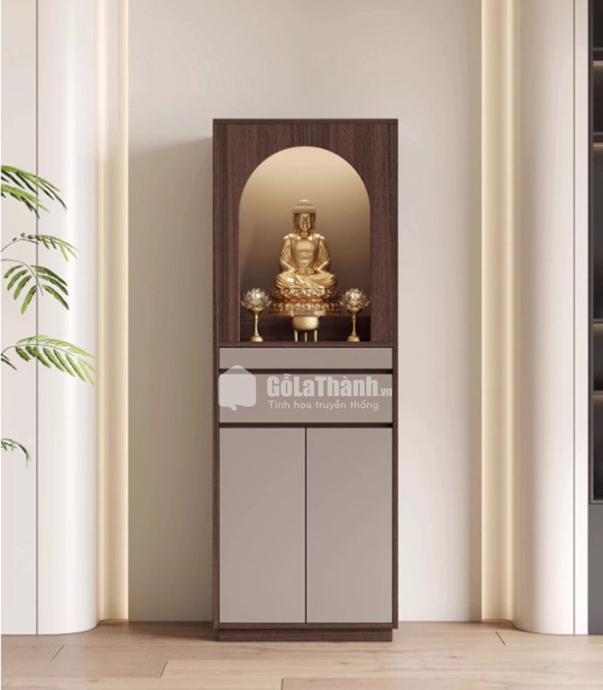 tủ thờ phật thiết kế đơn giản