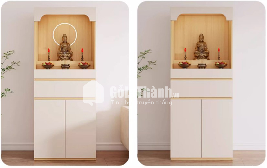 tủ thờ gỗ công nghiệp cao cấp