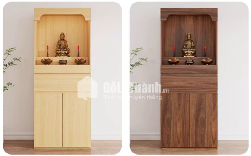 tủ thờ gỗ công nghiệp cao cấp
