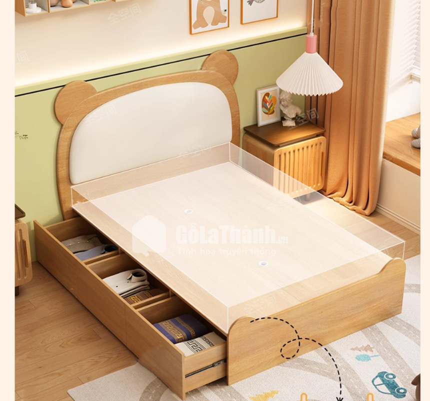 giường cho bé thiết kế dễ thương