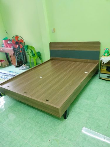 Giường ngủ gỗ MDF cao cấp, hiện đại GHT-515 photo review