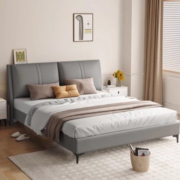 giường bọc đệm hiện đại, sang trọng
