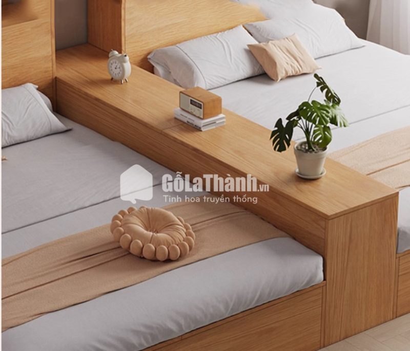 giường đôi gỗ công nghiệp cao cấp