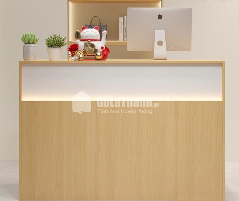 quầy thu ngân thiết kế tối giản