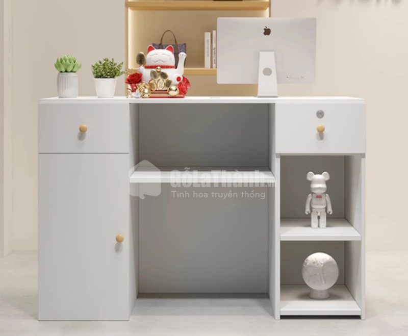 quầy thu ngân thiết kế tối giản