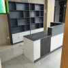 Quầy lễ tân phối lam sóng ấn tượng GHT-4645