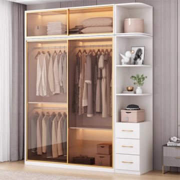 tủ để quần áo cánh kính