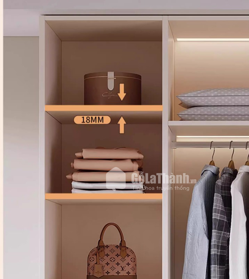 tủ quần áo hiện đại thanh lịch