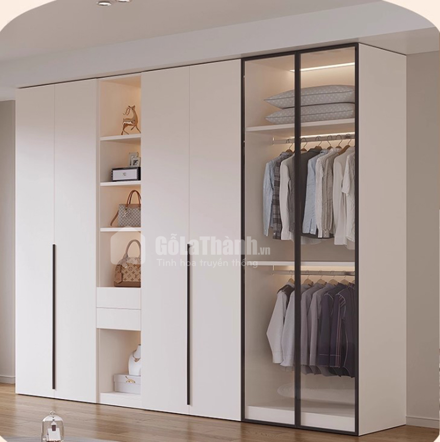 mẫu tủ quần áo hiện đại thanh lịch