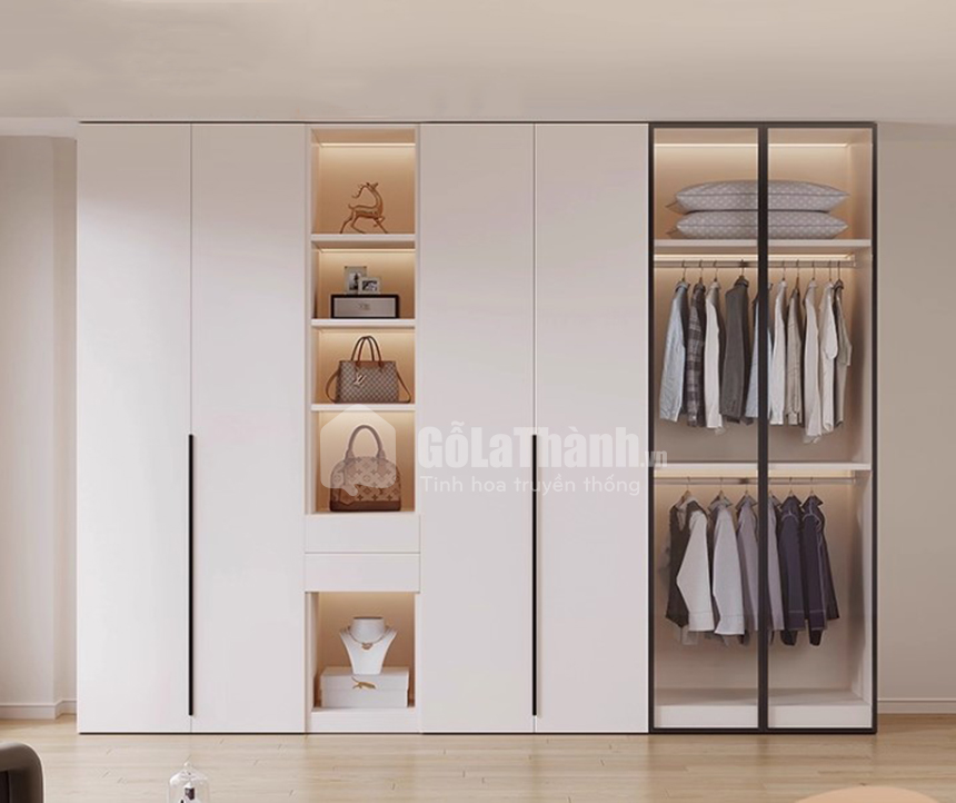 tủ quần áo hiện đại thanh lịch