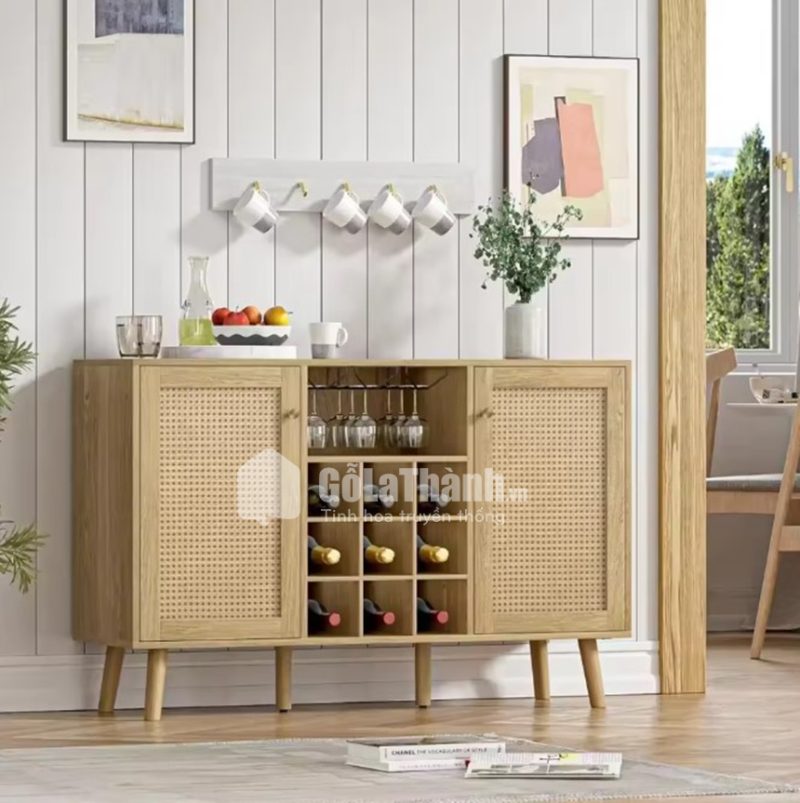 tủ rượu cánh mây