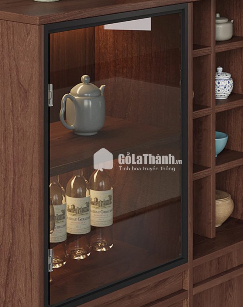 tủ rượu nhỏ gỗ công nghiệp