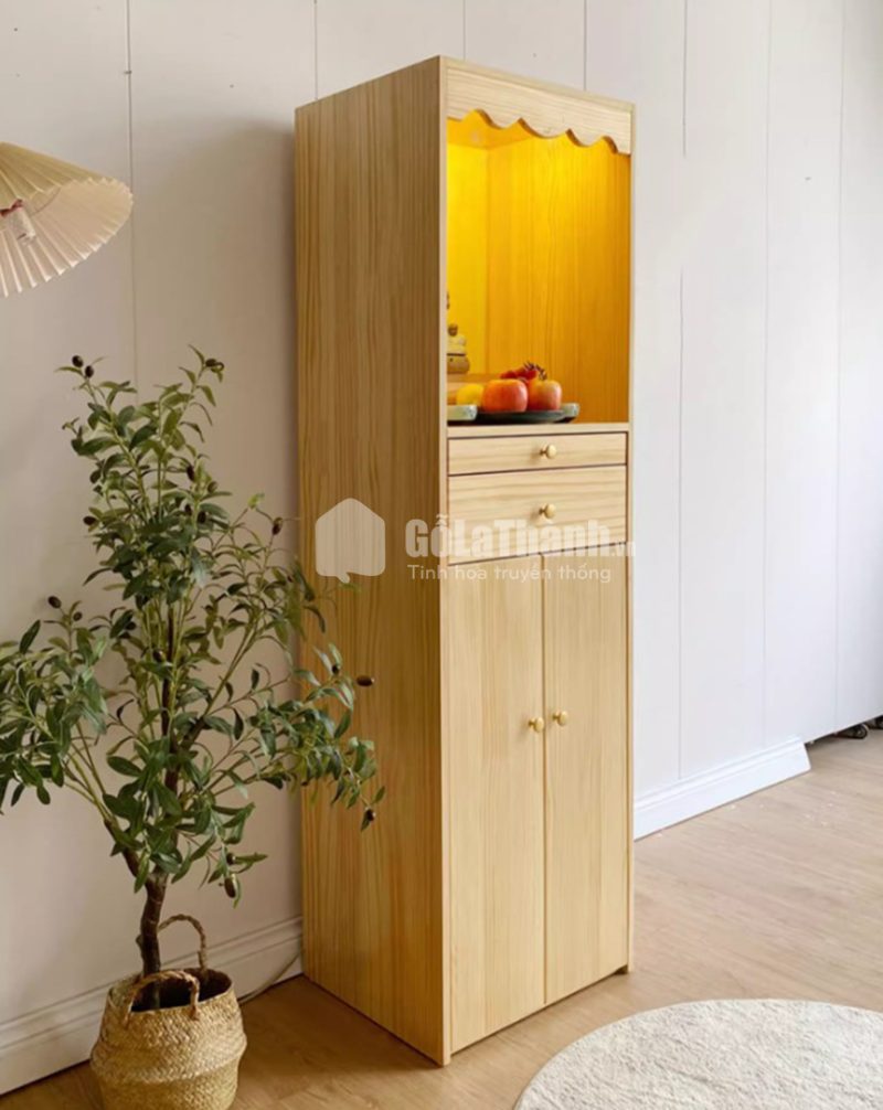 tủ thờ nhỏ gọn tối ưu diện tích