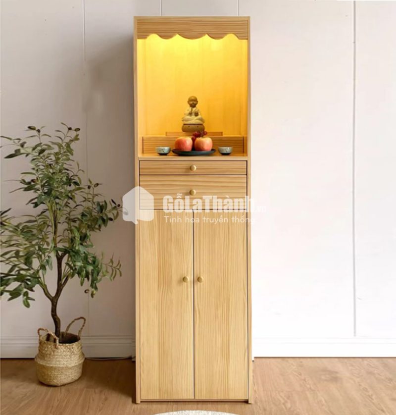 tủ thờ nhỏ gọn tối ưu diện tích