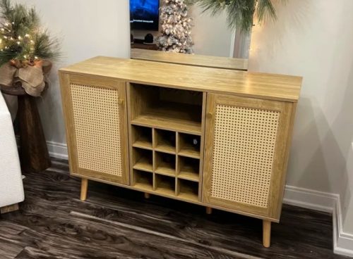 Tủ rượu cánh mây phong cách vintage GHT-51687 photo review