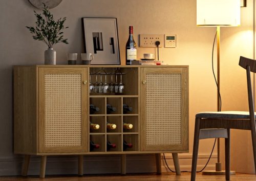Tủ rượu cánh mây phong cách vintage GHT-51687 photo review