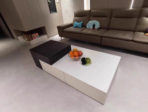 Bàn trà gỗ công nghiệp đẹp phong cách hiện đại GHT-4258 photo review