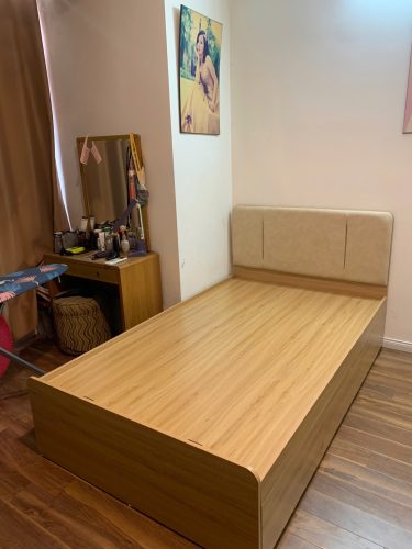 Giường gỗ có ngăn kéo đơn giản, nhỏ gọn GHT-529 photo review