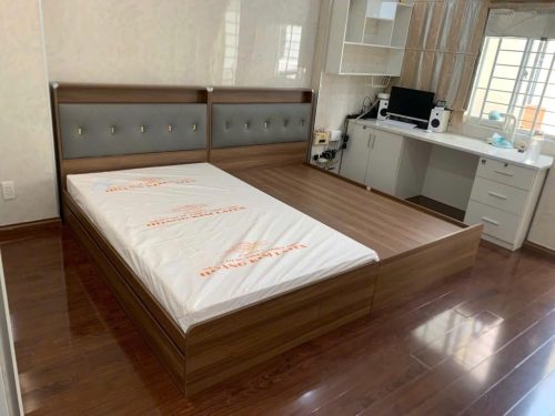 Giường ngủ có ngăn kéo để đồ tiện lợi GHT-525 photo review
