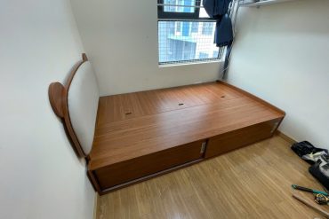 Giường tai gấu cho bé yêu gỗ công nghiệp GHT-530 photo review