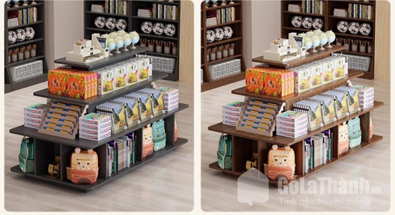 quầy trưng bày thiết kế hiện đại