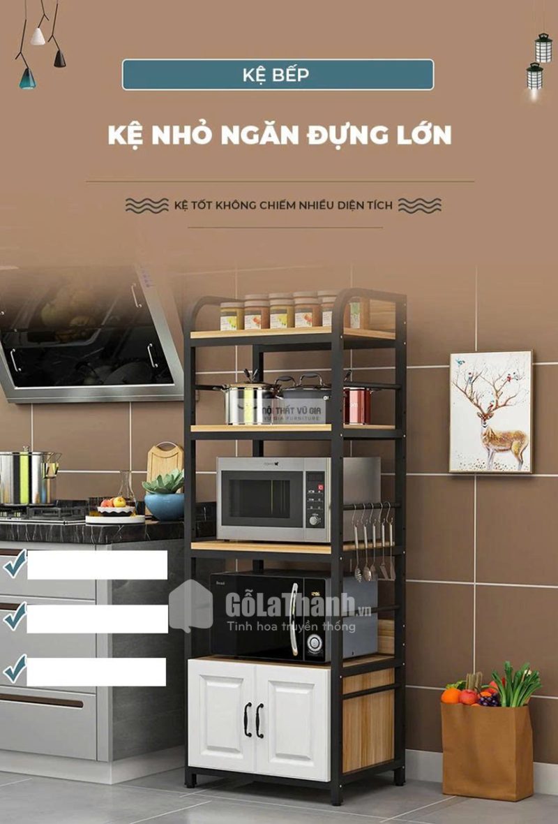 tủ lò vi sóng khung sắt