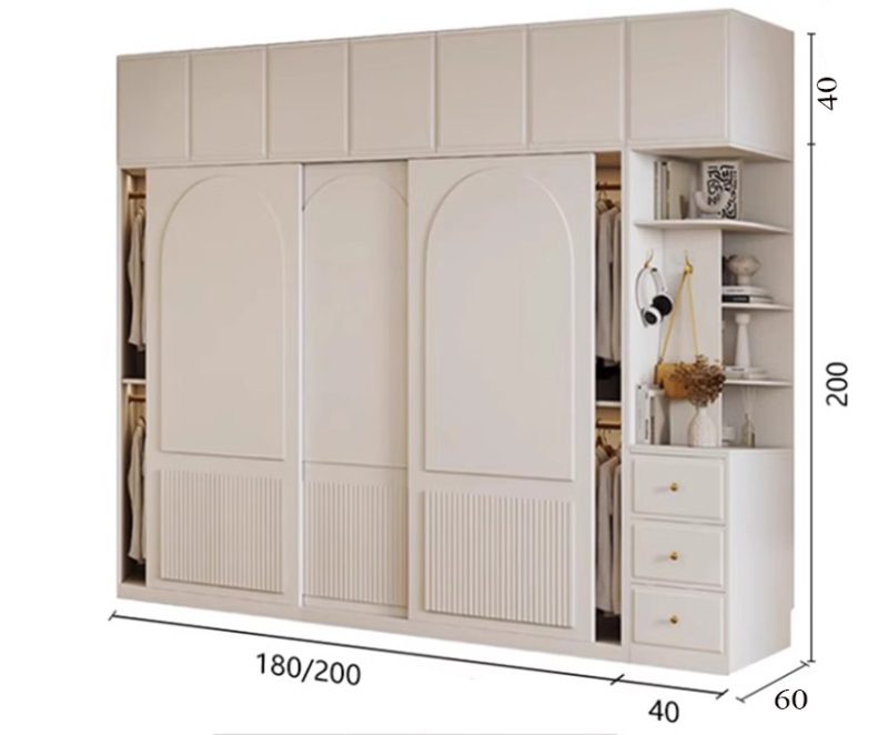 tủ quần cáo cửa lùa đẹp xuất sắc