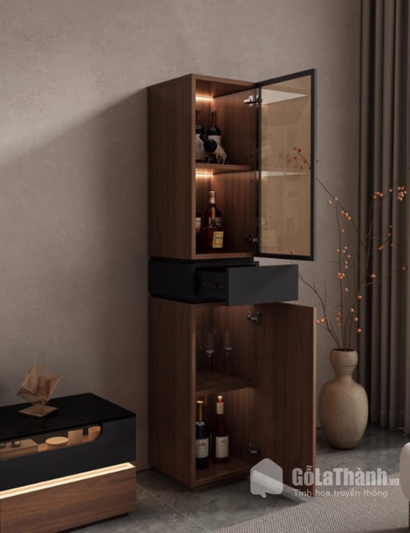 tủ rượu nhỏ dáng cao