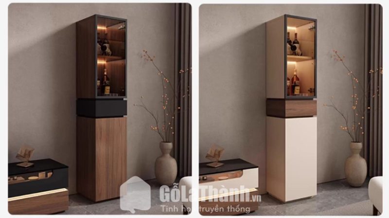tủ rượu nhỏ dáng cao