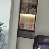 Tủ rượu nhỏ dáng cao cánh kính GHT-51688