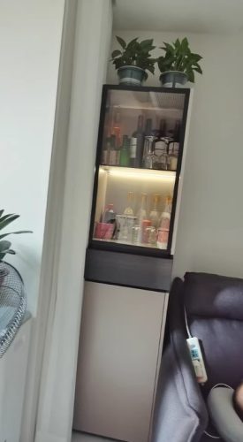 Tủ rượu nhỏ dáng cao cánh kính GHT-51688 photo review