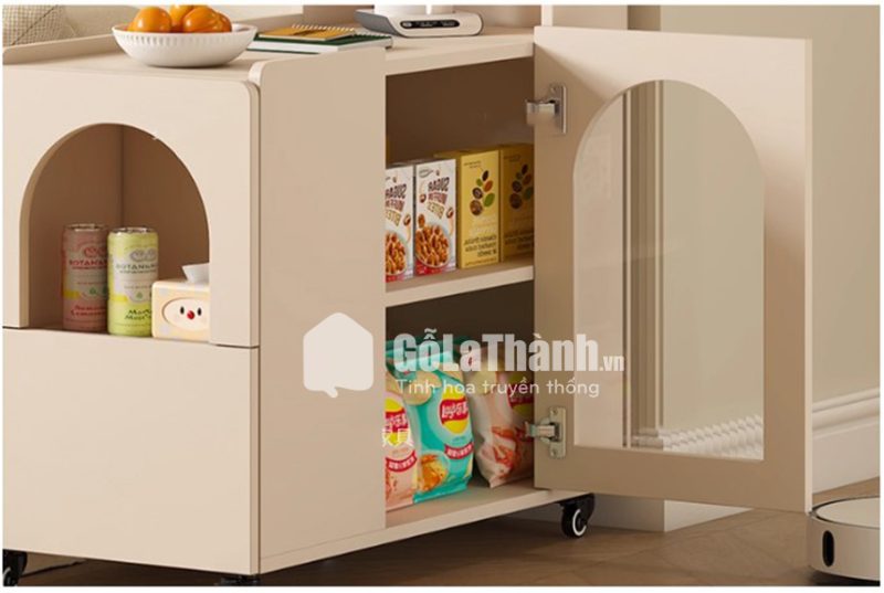 tủ trang trí để cạnh sofa