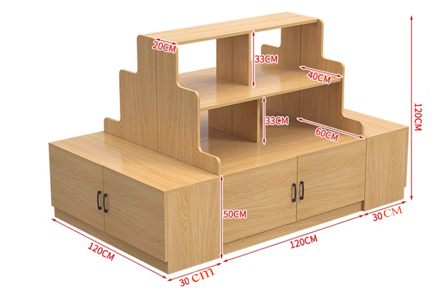 kích thước tủ trưng bày sản phẩm