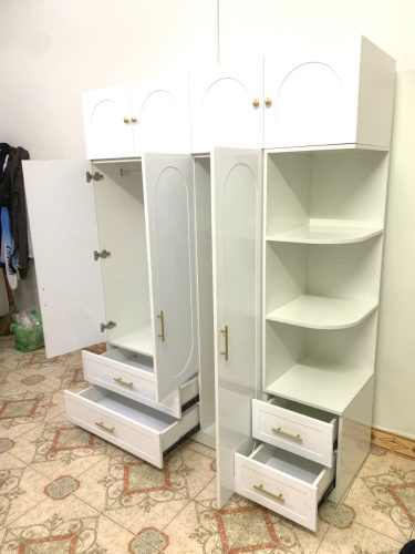 Tủ áo phối cánh kính thiết kế mẫu mới GHT-5308a photo review