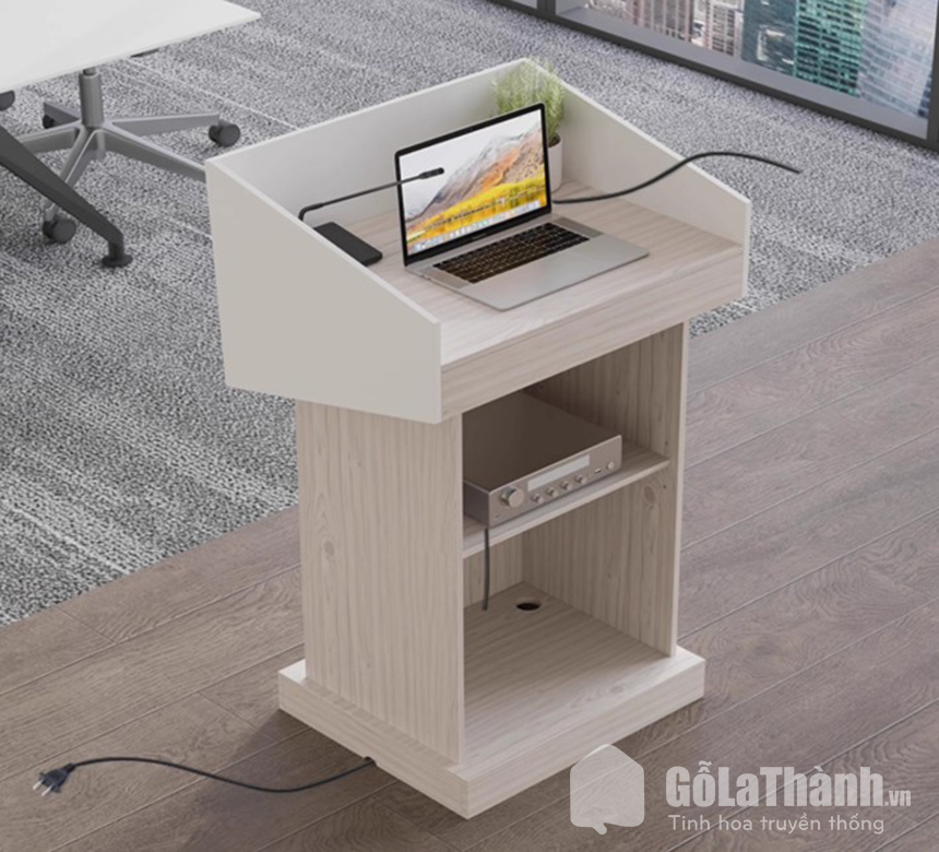 Bục phát biểu nhỏ gọn ấn tượng