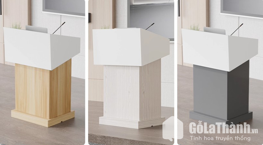 Bục phát biểu nhỏ gọn ấn tượng