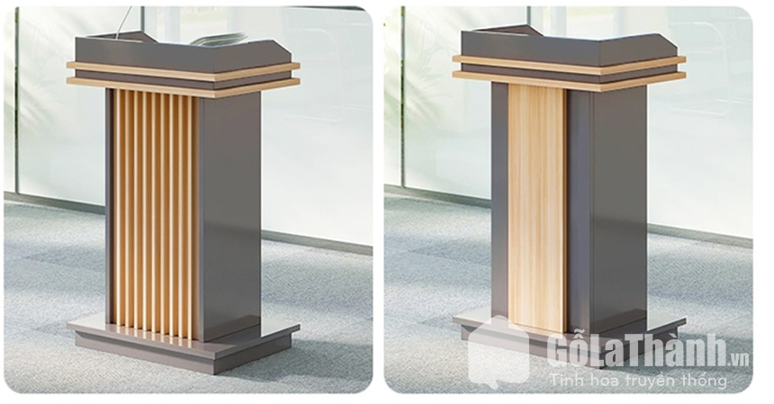 bục phát biểu gỗ MDF